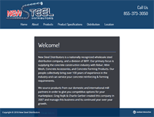Tablet Screenshot of newsteeldist.com